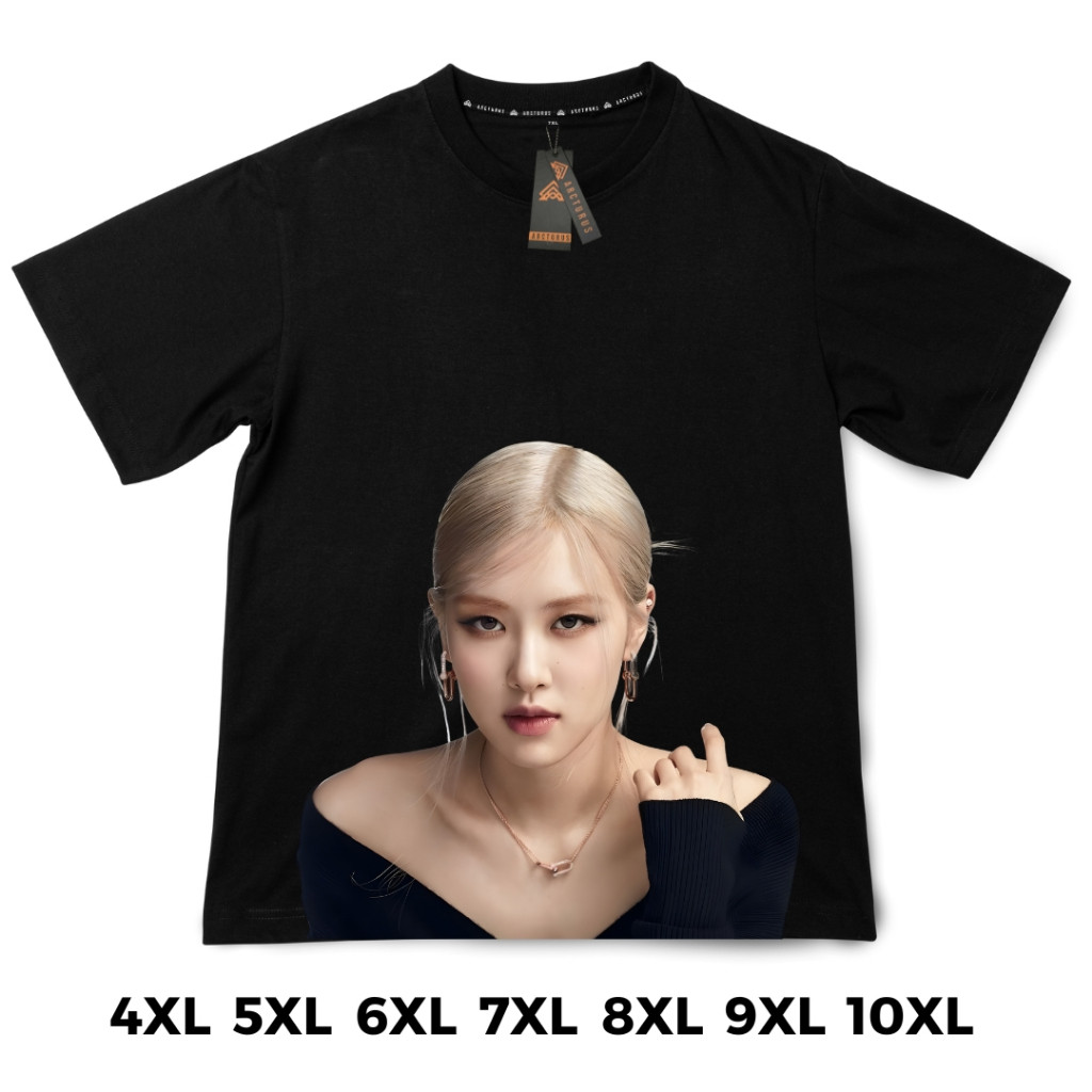 (COD) Arcturus Kaos Rose BlackPink Super Jumbo 4XL 5XL 6XL 7XL 8XL 9XL 10XL