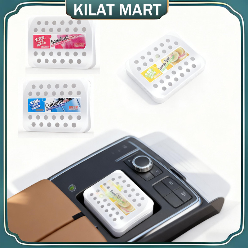 Car Solid Perfume Fragrance Pengharum Mobil - Tahan Lama & Wangi Segar, Cocok untuk Interior Mobil, 