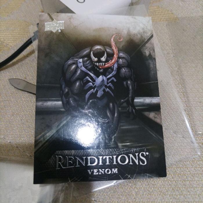 Kartu Upper Deck Marvel Venom Renditions | SUPER RARE TaO 