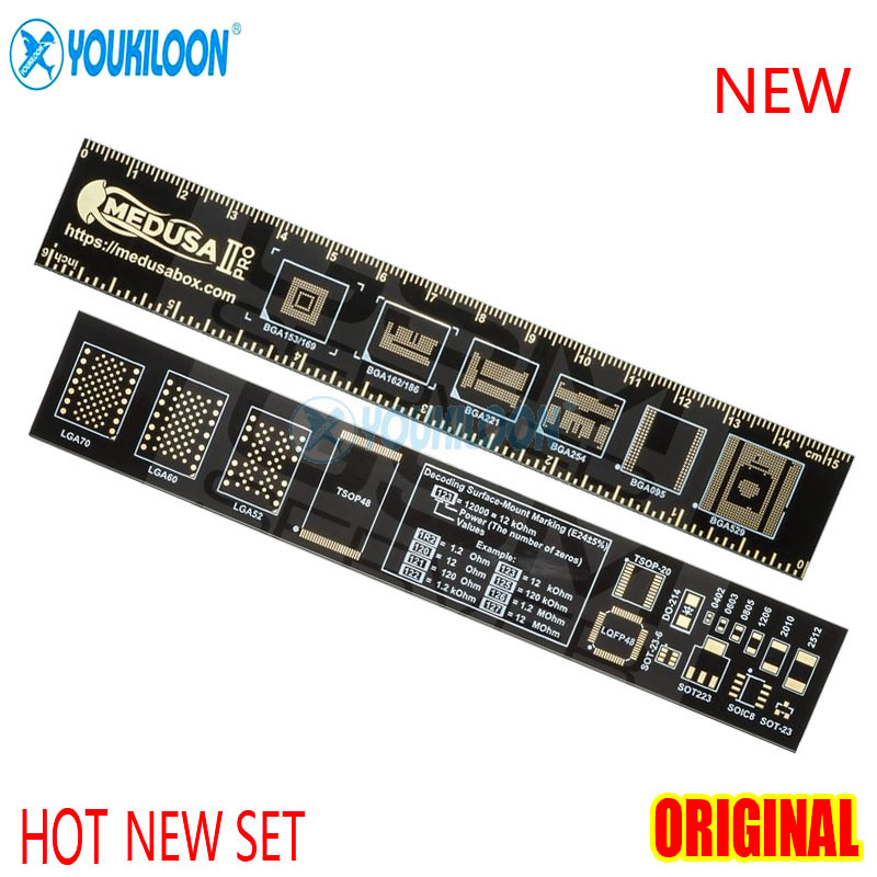 NEW Medusa Pro II Ruler upported BGA153/169 BGA162/186 BGA221/254/095/523 ,for Medusa Pro II box,Med