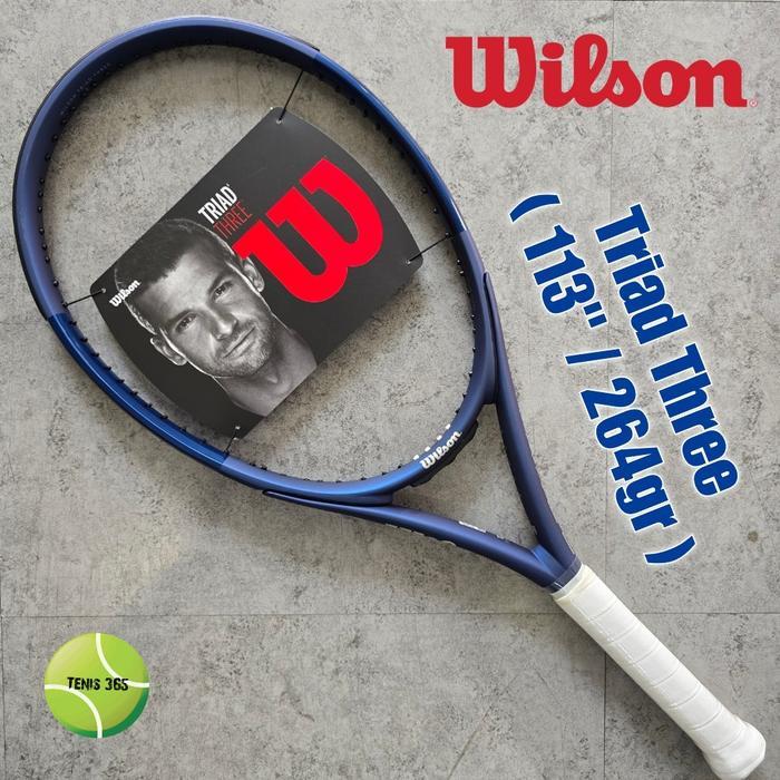Raket Tenis Wilson Triad Three ( 113 in - 264 gr ) NEW....