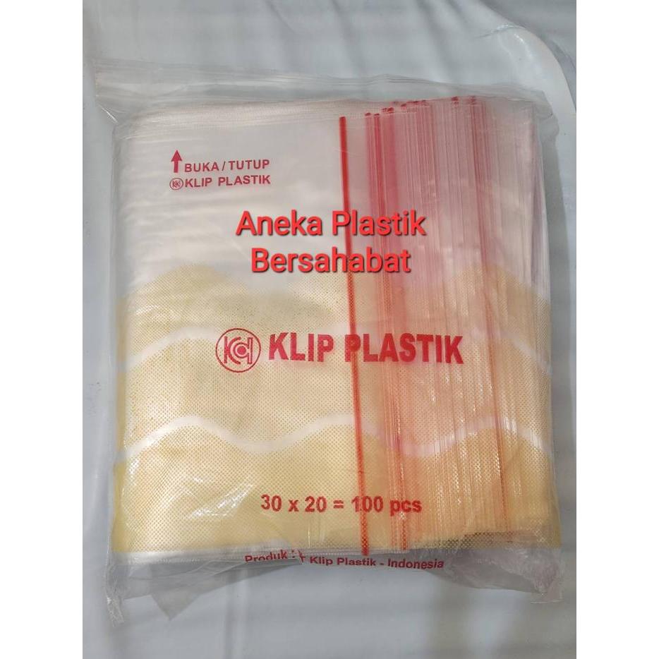 plastik klip 20x30 , plastik baju , plastik zipper MERK KLIP PLASTIK