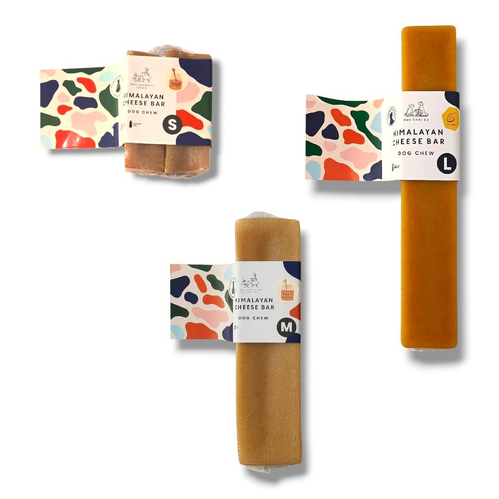 Miss Shirley's Choice HONEY Flavour Churpi Stick Himalayan Cheese Bar Himalaya Yak Milk Dog Chew Tre
