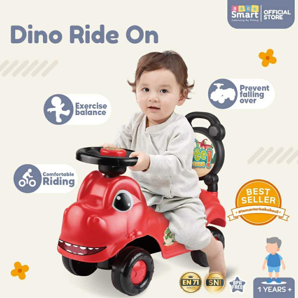 BEBE SMART-DINO RIDE ON BBS25221-RED