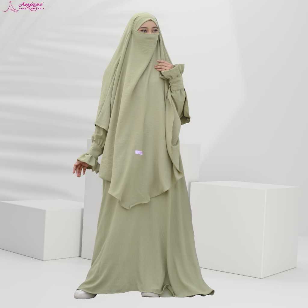 MEDINA SET FRENCH KHIMAR Crinkle
