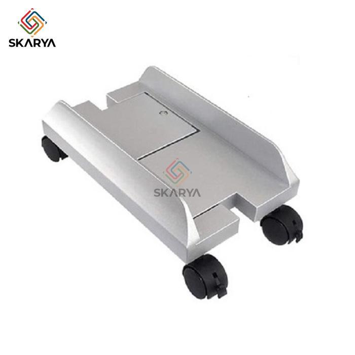 [ Promo ] || CPU Tray Cubic Tray Komputer Rak Roda CPU Meja Komputer CT-05 (Baru) - Putih