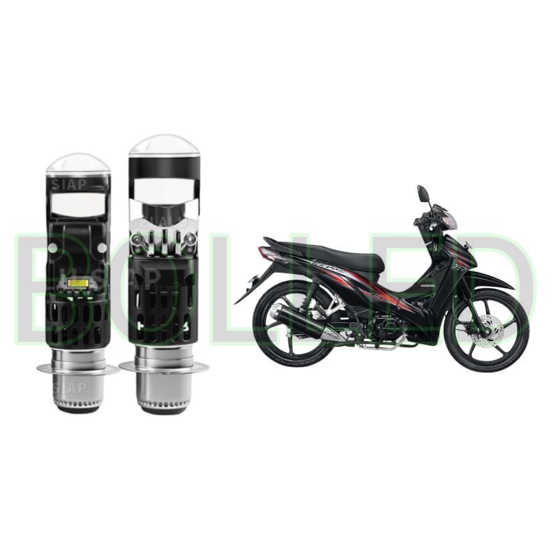 1pcs Lampu depan LED H6 Mini BiLED motor Honda Absolute Revo BLD