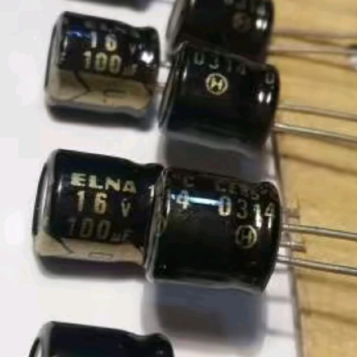 elko 100uF/16v 100uf 16v Elna Gold BERKUWALITAS...