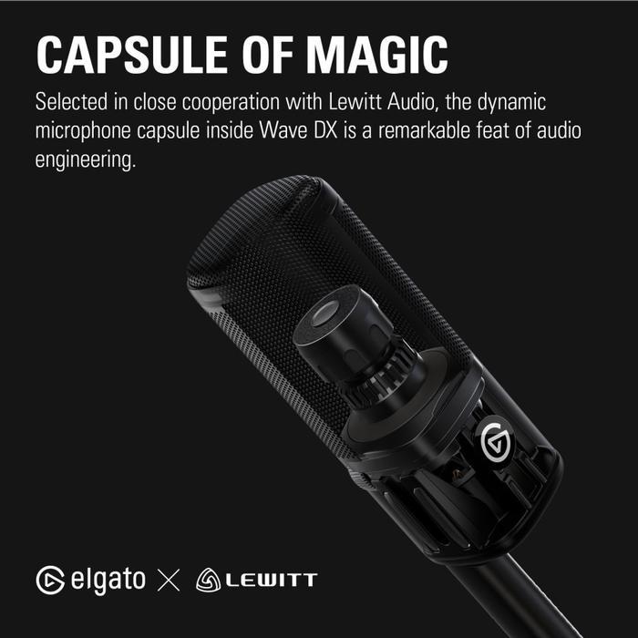 Elgato Wave DX Dynamic Gaming Streaming Recording Microphone