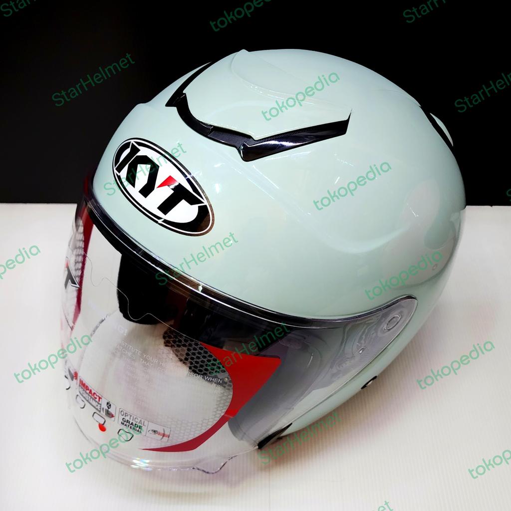 Helm KYT KYOTO R Solid Sage Green Original New