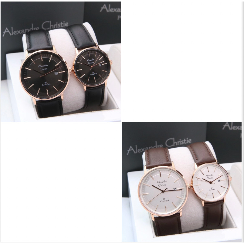 ALEXANDRE CHRISTIE COUPLE  AC 8694 JAM TANGAN COUPLE ALEXANDRE CHRISTIE