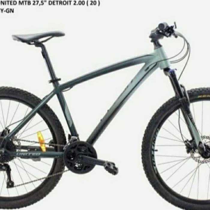 Sepeda Gunung MTB 27,5" United Detroit 2.0 New 2020 Khusus GO-SEND