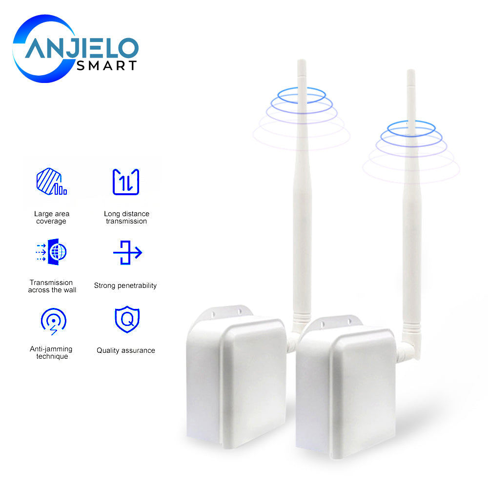 2-Pack Wireless Access Point with WIFI HaLow Bridge Kit Outdoor Point to Point Connection Long-Range