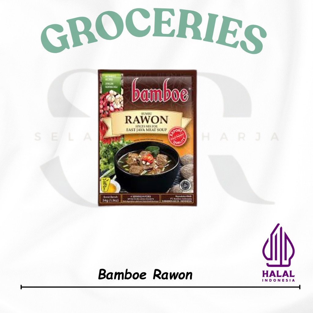 Bambu Instan Bamboe Bumbu Saus & Rawon 54 Gram