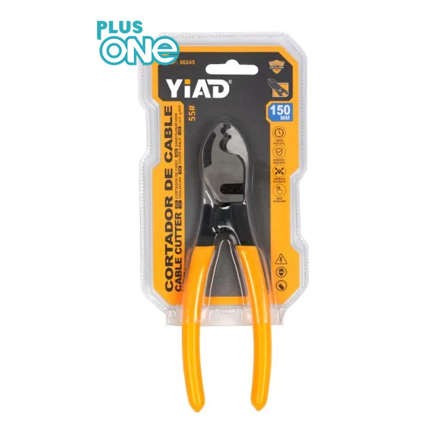 Plusone - Tang Potong Kabel YIAD 6"-10" Cable Cutter Heavy Duty Pemotong Kabel Listrik Telkom Fiber 