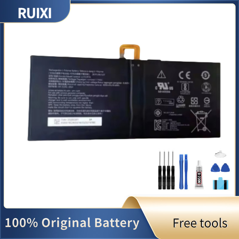 RUIXI Battery 7.7V 4650mAh 35.8Wh L17D2P31 Battery For Lenovo YB-J912F Yoga Book C930 YB-J912L Noteb