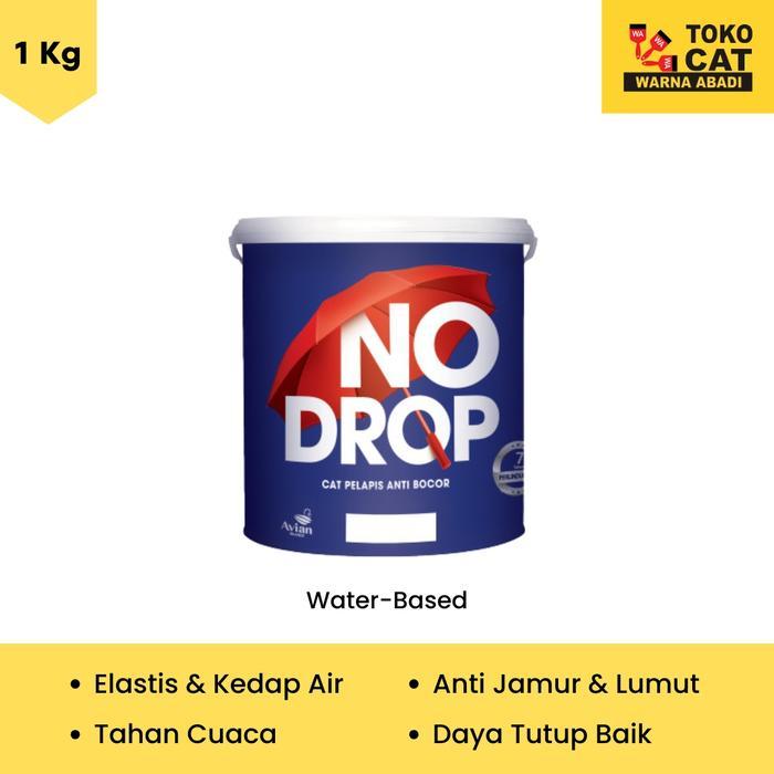 Cat Tembok Waterproofing Anti Bocor No Drop 1 kg - Abu-abu