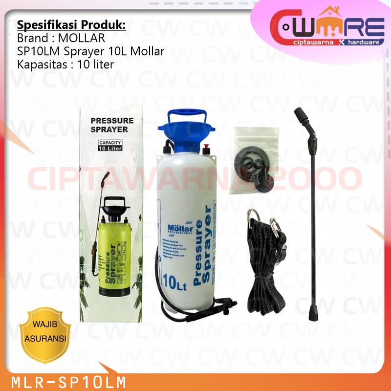 Sprayer Botol Manual 10 Liter SP10LM Semprotan Hama Desinfektan Rumah - MLR CWTT