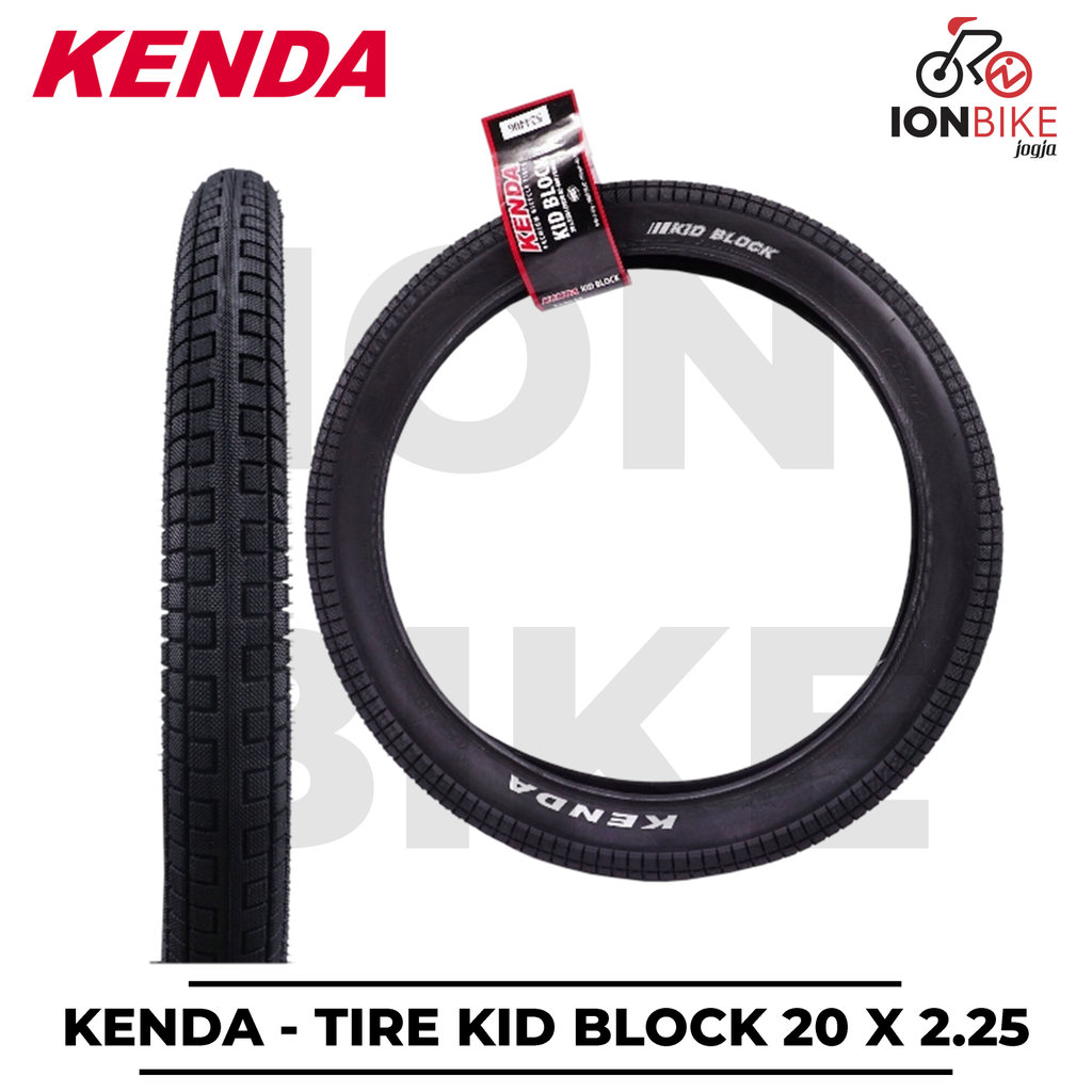 Ban Luar Kenda KIDBLOCK 20 x 2.25 60 PSI Sepeda BMX 20x2.25 20x225 225 Commuter Ebike Freestyle Stre