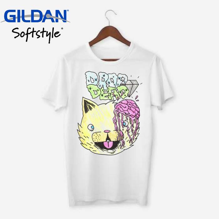 (COD) kaos drop dead 06 t shirt gildan softslyle - S