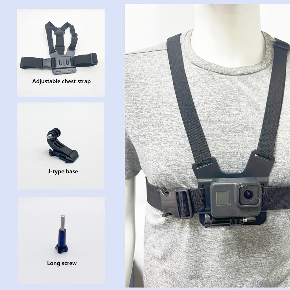 10 in 1 Phone Clip Holder Adjustable Universal Chest Mobile Phone Holder Anti-drop with Chest Strap 