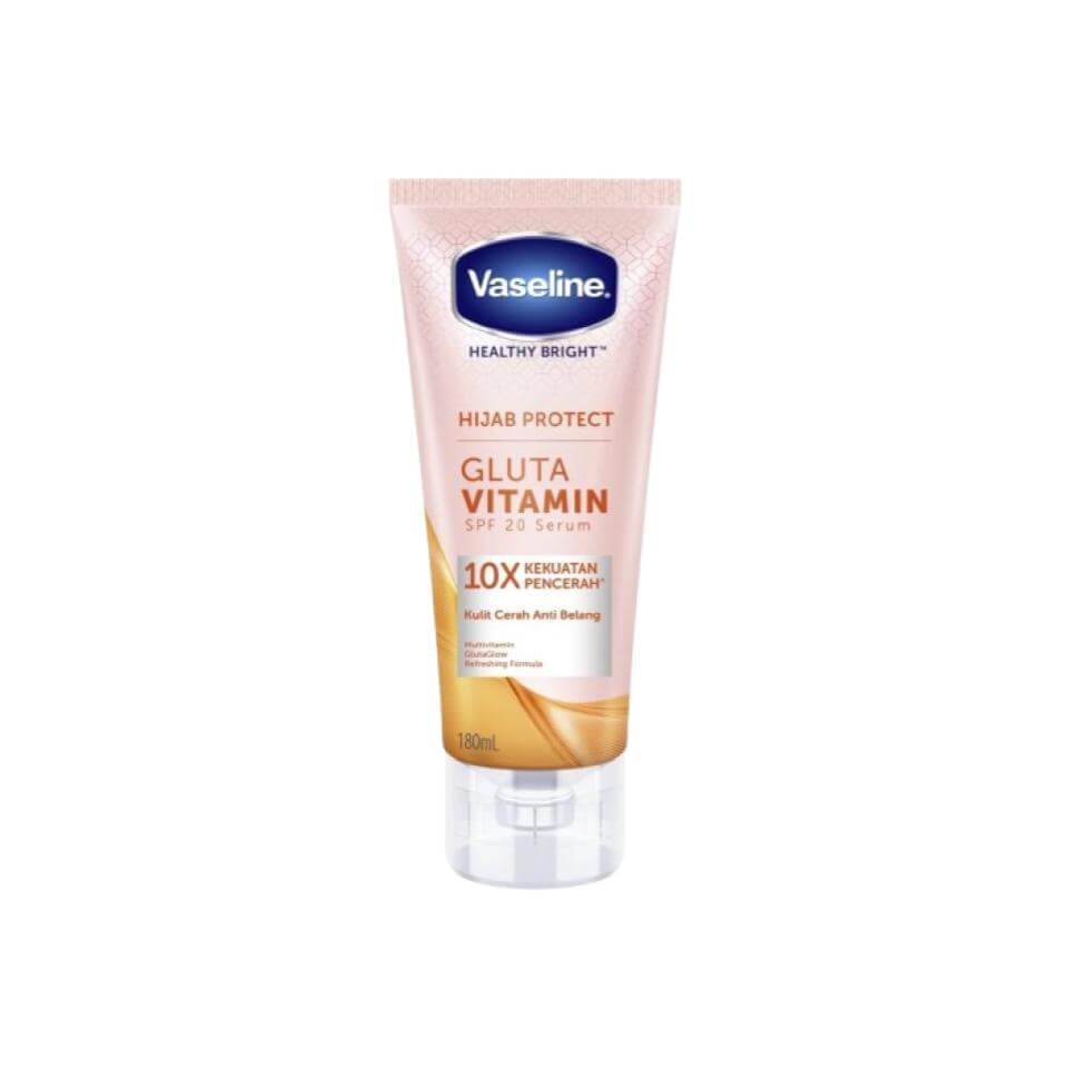 Vaseline Body Lotion Hijab Protect Gluta Vitamin SPF20 180 ml