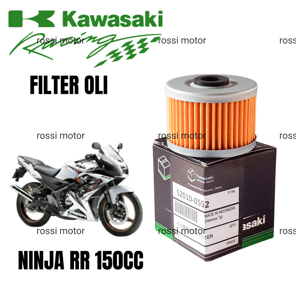 FILTER SARINGAN OLI NINJA RR MONO 150 CC | SPAREPART ORIGINAL SUKU CADANG SEPEDA MOTOR