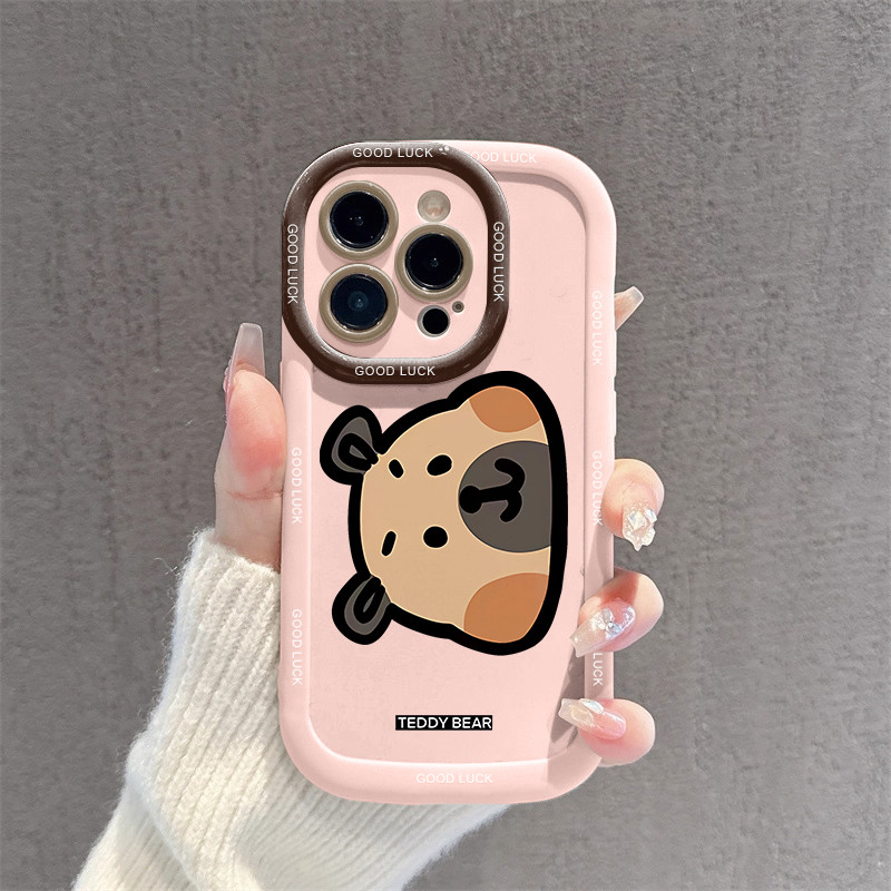 PFK853 beruang untuk case oppo A55 A57 A57E A57S A58 A60 A74 A77 A77S A78 A79 A93 A94 A95 RENO4F 5F 