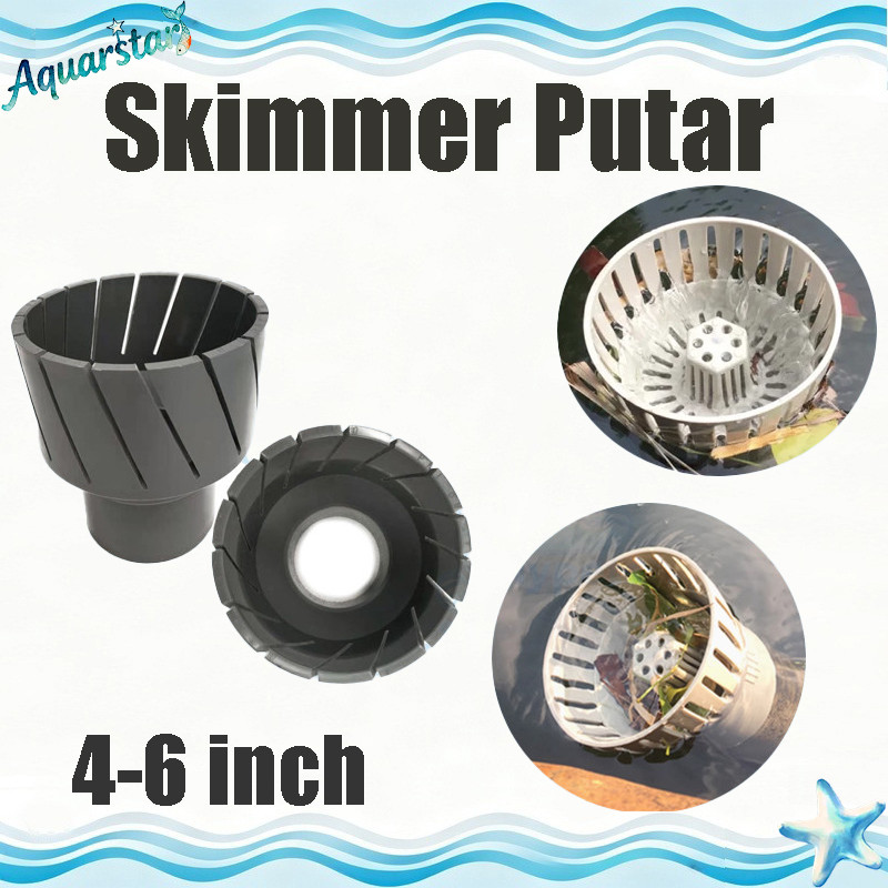 4/6 inci Skimmer Putar Skimmer Kolam Koi Skimmer Putar Skimmer Apung untuk Akuarium
