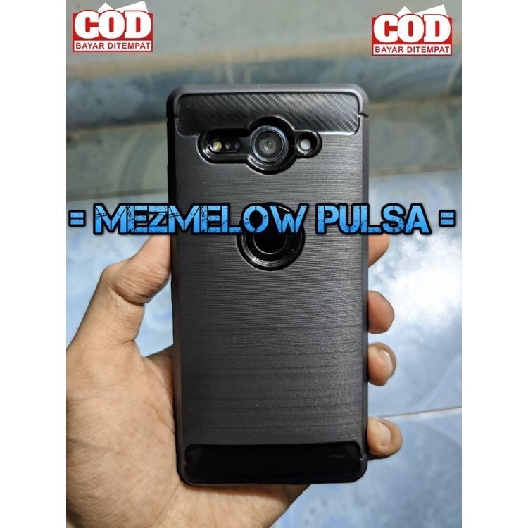 Caseng / Softcase Fiber Carbon / Case SONY XPERIA XZ2 BIASA / SONY XPERIA XZ2 COMPACT / XPERIA XZ2 M