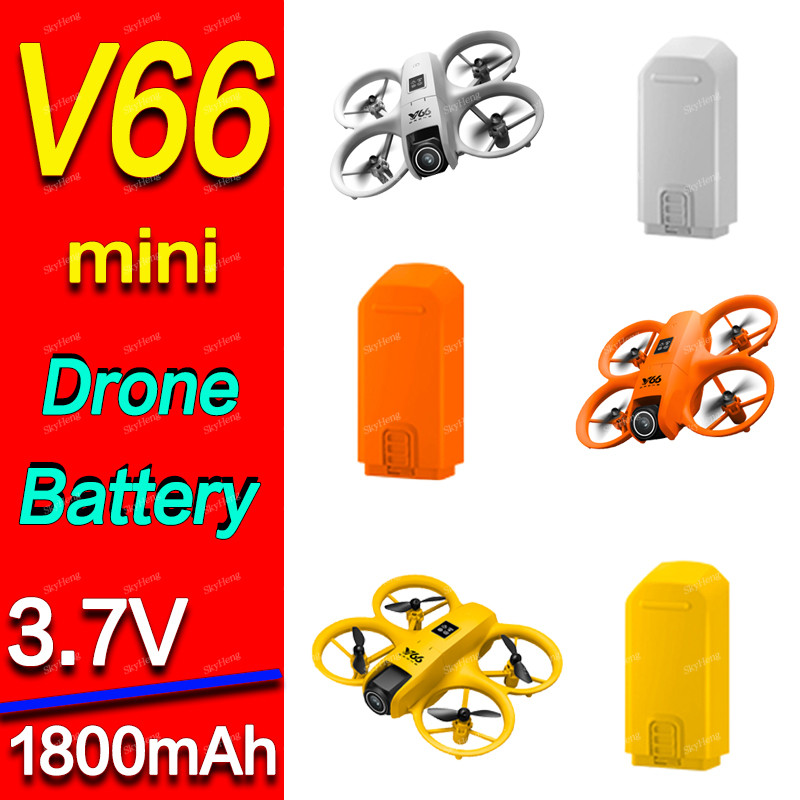 Original V66 mini RC Drone Battery 37V 1800mAh Battery For V66 Plane Replaceable Battery Parts