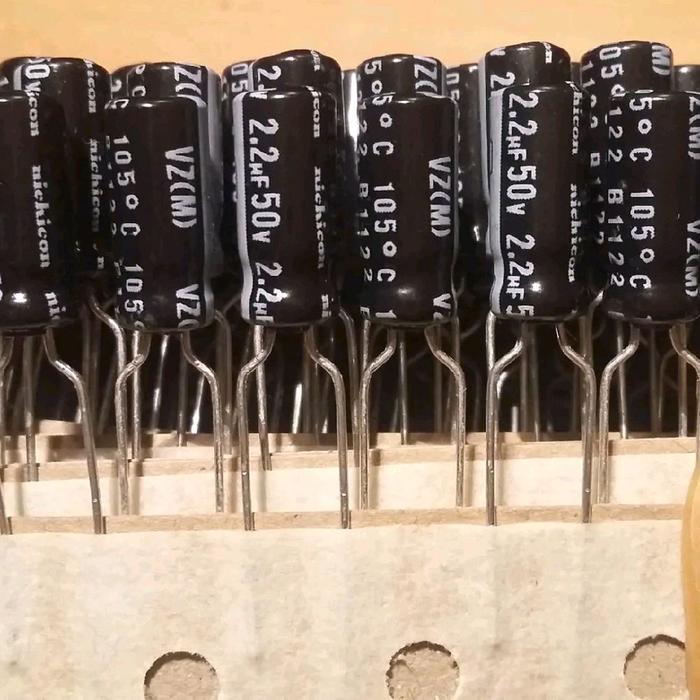 Elko Elco 2,2uf/50v 2,2uf 50v 2.2uf 2.2 uf 50v VZ Series Nichicon BERKUWALITAS...