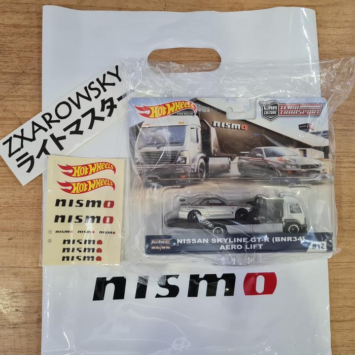 Hot Wheels NISSAN SKYLINE GT-R (BNR34) AERO LIFT TEAM TRANSPORT