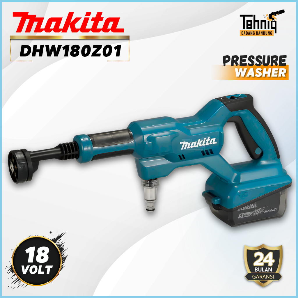 Makita DHW180Z01 Mesin Cuci Tekanan Tinggi 18V Cordless Jet Cleaner