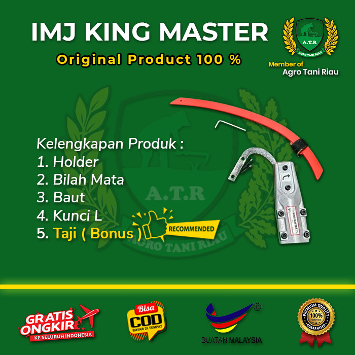 Kunci L Satu Set King Master IMJ Original malaysia bonus taji perlengkapan perkebunan sawit