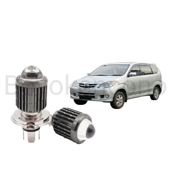 2pcs Lampu Utama LED H4 Laser Putih Mobil Toyota kijang Innova 2004 2015 Byk