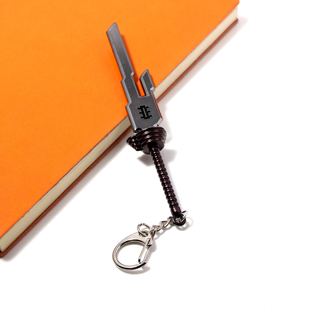 Anime Jujutsu Kaisen Keyain Nanami Kento Fushiguro Toji Weapon Model Pent Keyring Cosplay Props for 