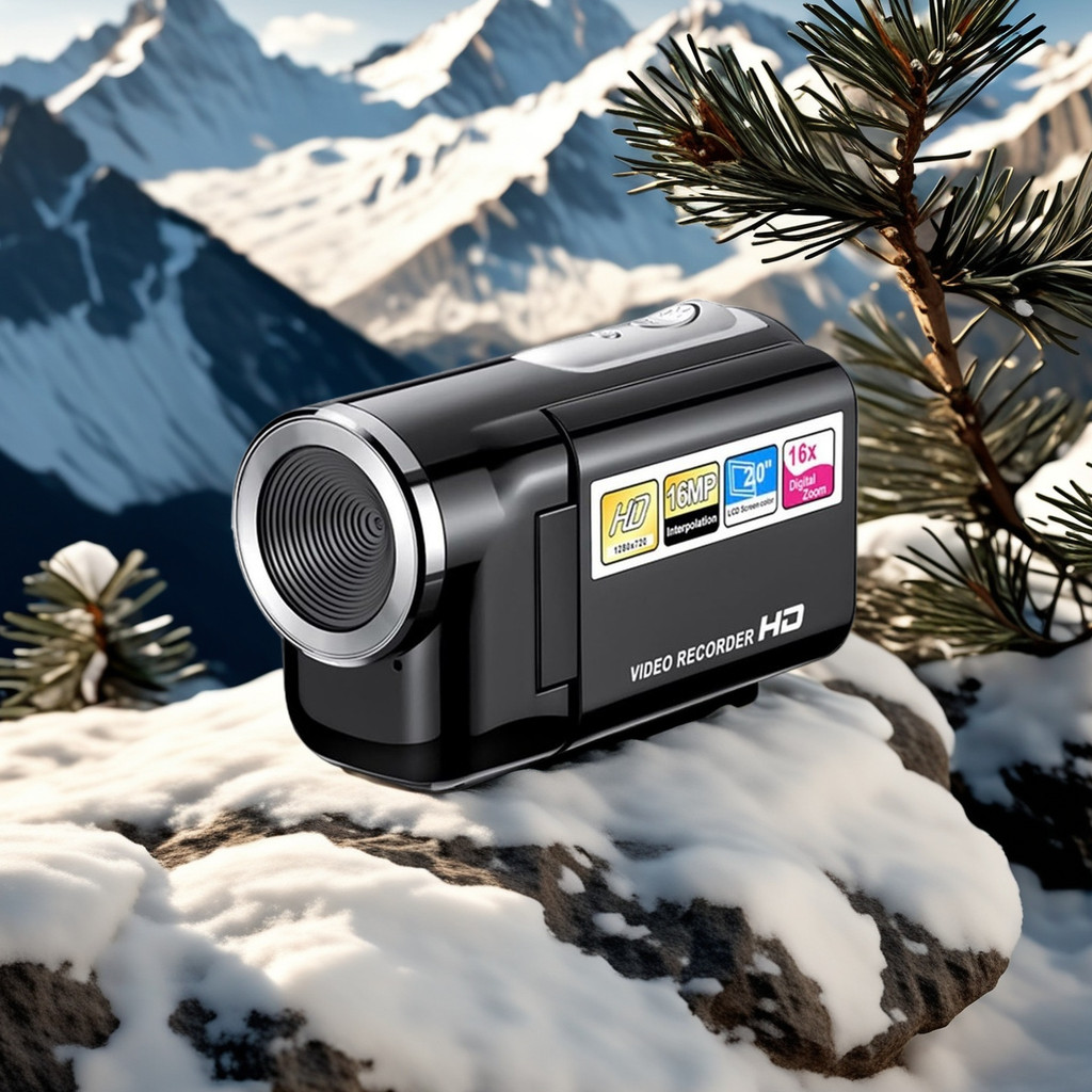 Null Full 1080P HD Rotation 16X HD Camcorder Video DV Camera SD Card Hand-held DV Mini Camera Portab