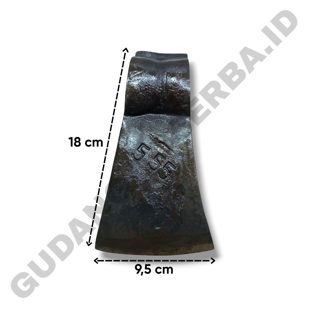 KAMPAK KAYU 555 JAWA BESAR POTONG SUPER TEBAL