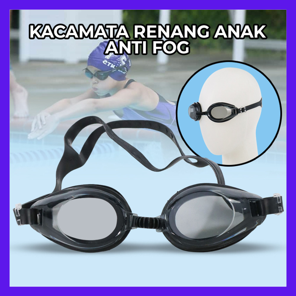 Piongpiaa-Kacamata Renang Anak Anti Fog Kids Swimming Goggles Kacamata Renang Antifog Speeds / Kacam