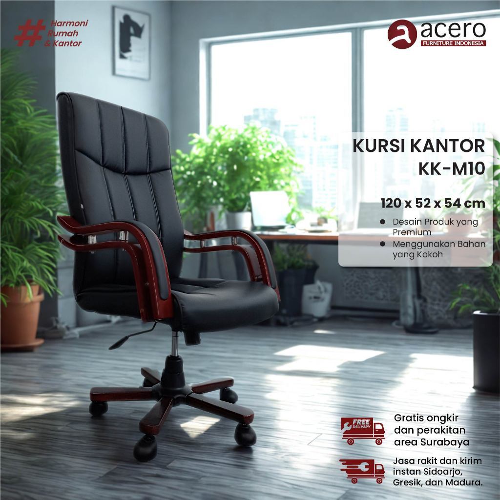FREE PACKING KAYU - Kursi Kantor Direktur Kursi Kantor Kursi Staff Kursi Direktur M10