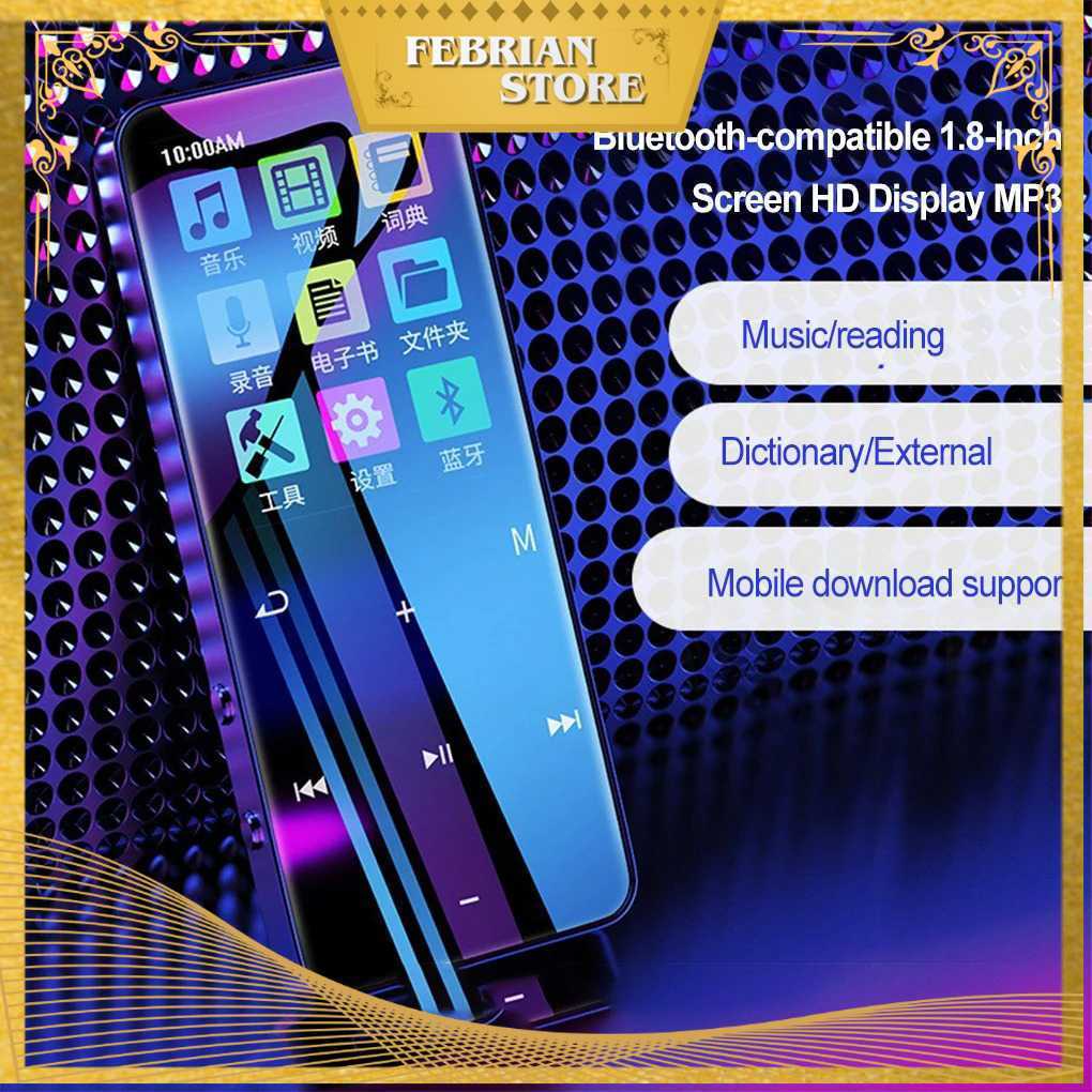 Worallymy MP3 Digital Audio Player MP4 Bluetooth 1.8 Inch HD 500mAh - SD-01 - Febrian Mechanics