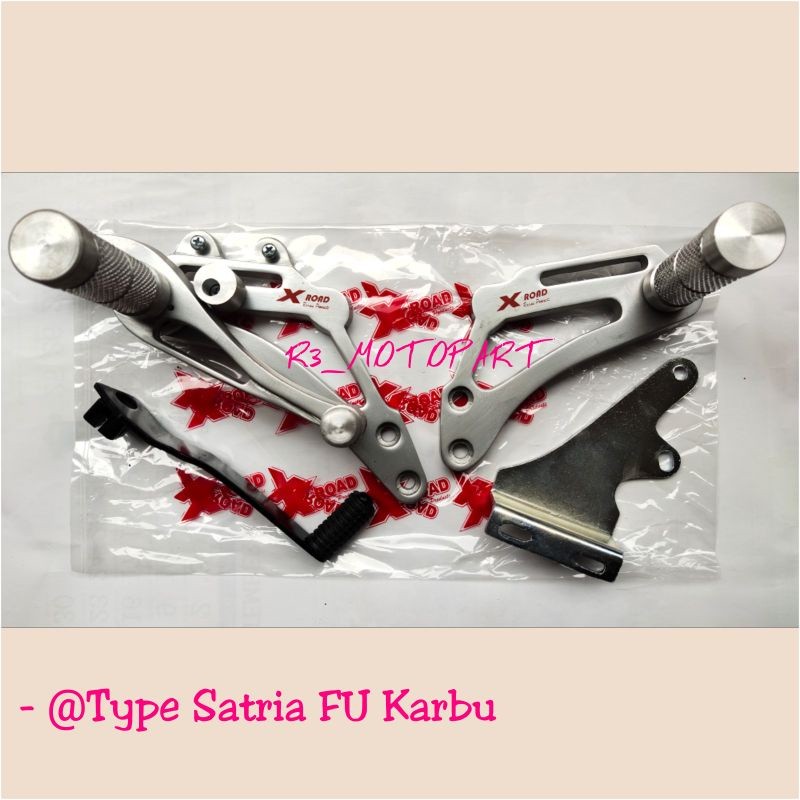 NGGESINGSHOP Footstep Underbone Xroad Satria F FU 150 ORIGINAL Foot Step UB X Road Underbond/Underbo