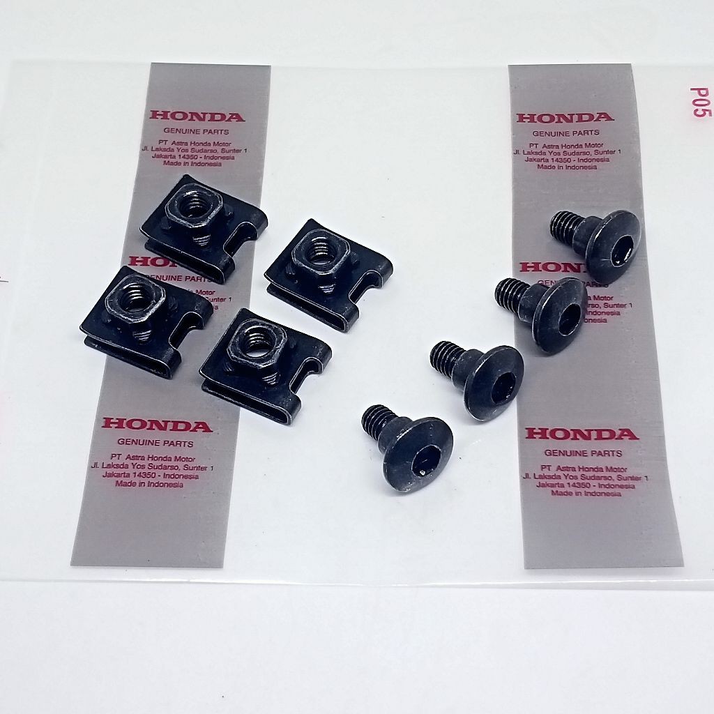 BAUT DAN KLIP  Baut batok lampu depan crf 150 Honda original 4 SET baut L