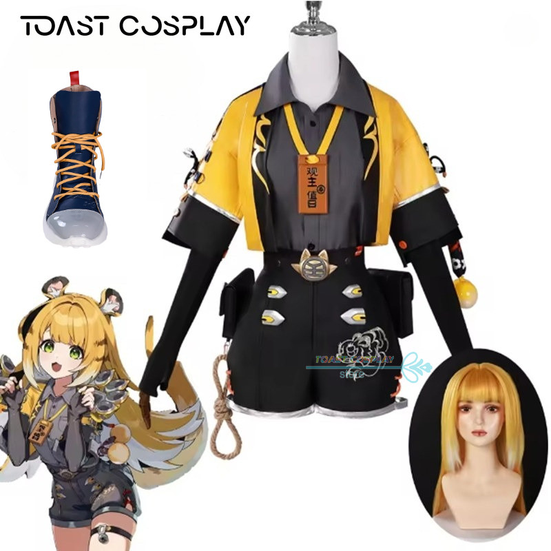 Ju Fufu Cosplay Game Zenless Zone Zero ZZZ Ju Fufu Cosplay Costume Outfit Carnival Halloween Party R