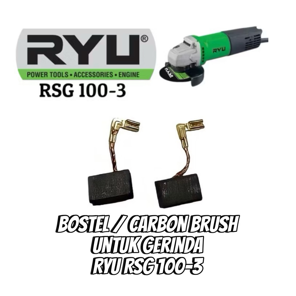 Bostel gerinda ryu rsg 100-3 carbon brush cb grenda ryu rsg areng kull grenda ryu