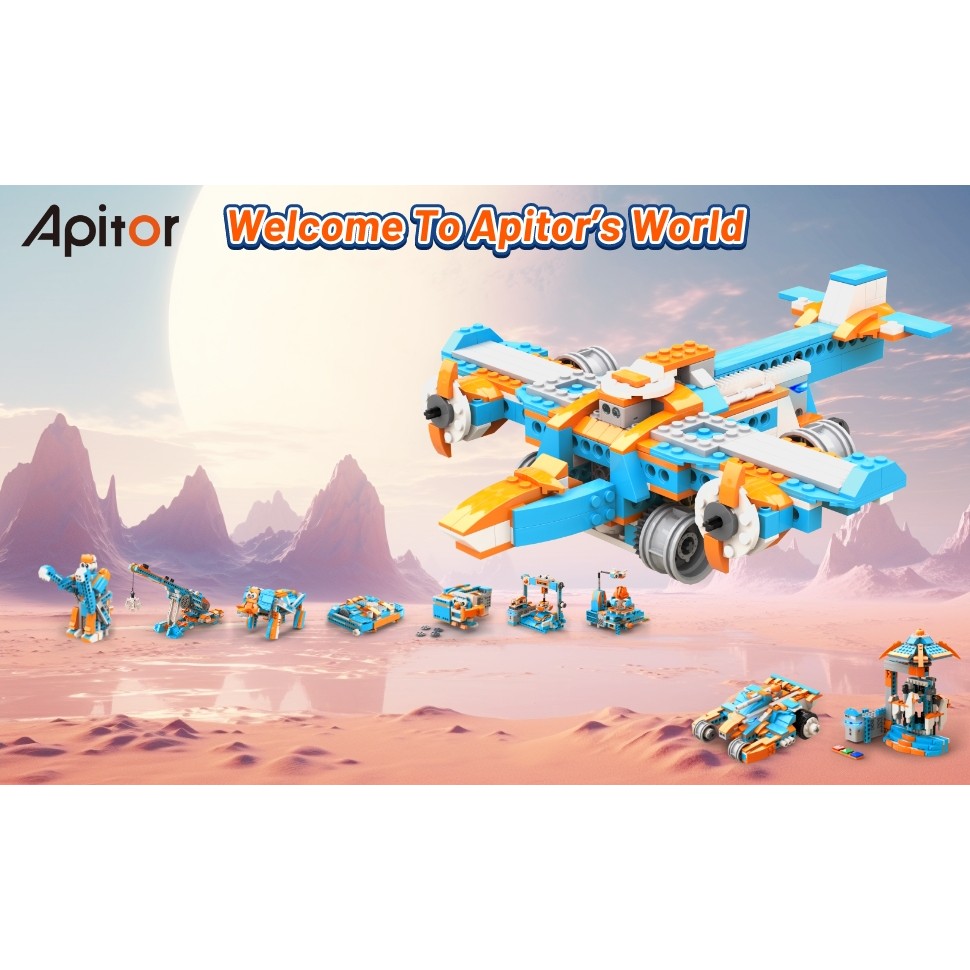 Apitor Robot S 10 in 1 Coding Toys educational Robotics age Block STEAM  Educational Toys Birthday g