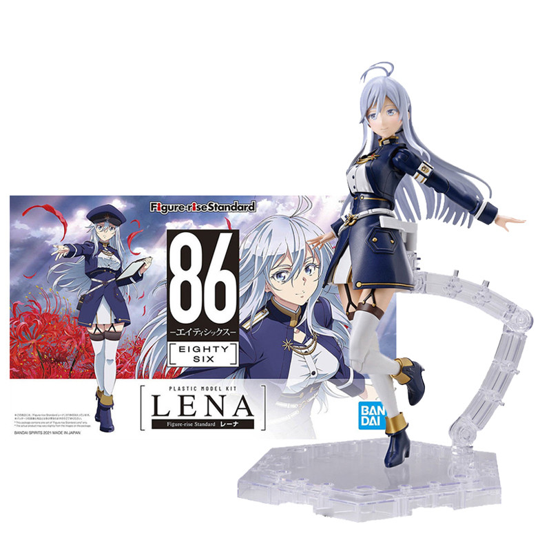 BANDAI  Assembly Model Figure-Rise Standard Hg 86 Eighty Six Anime Figure Lena Juggernaut Action Fig