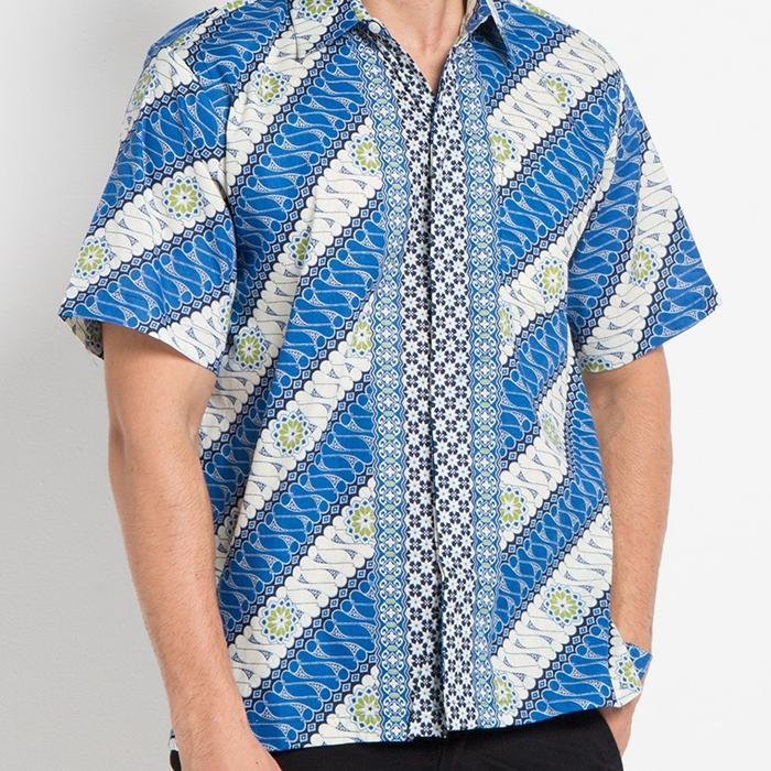 [New Collection] [TERLARIS] Adikusuma by Arjuna Weda Hem Pria Batik Motif Parang Kembang - Regular F