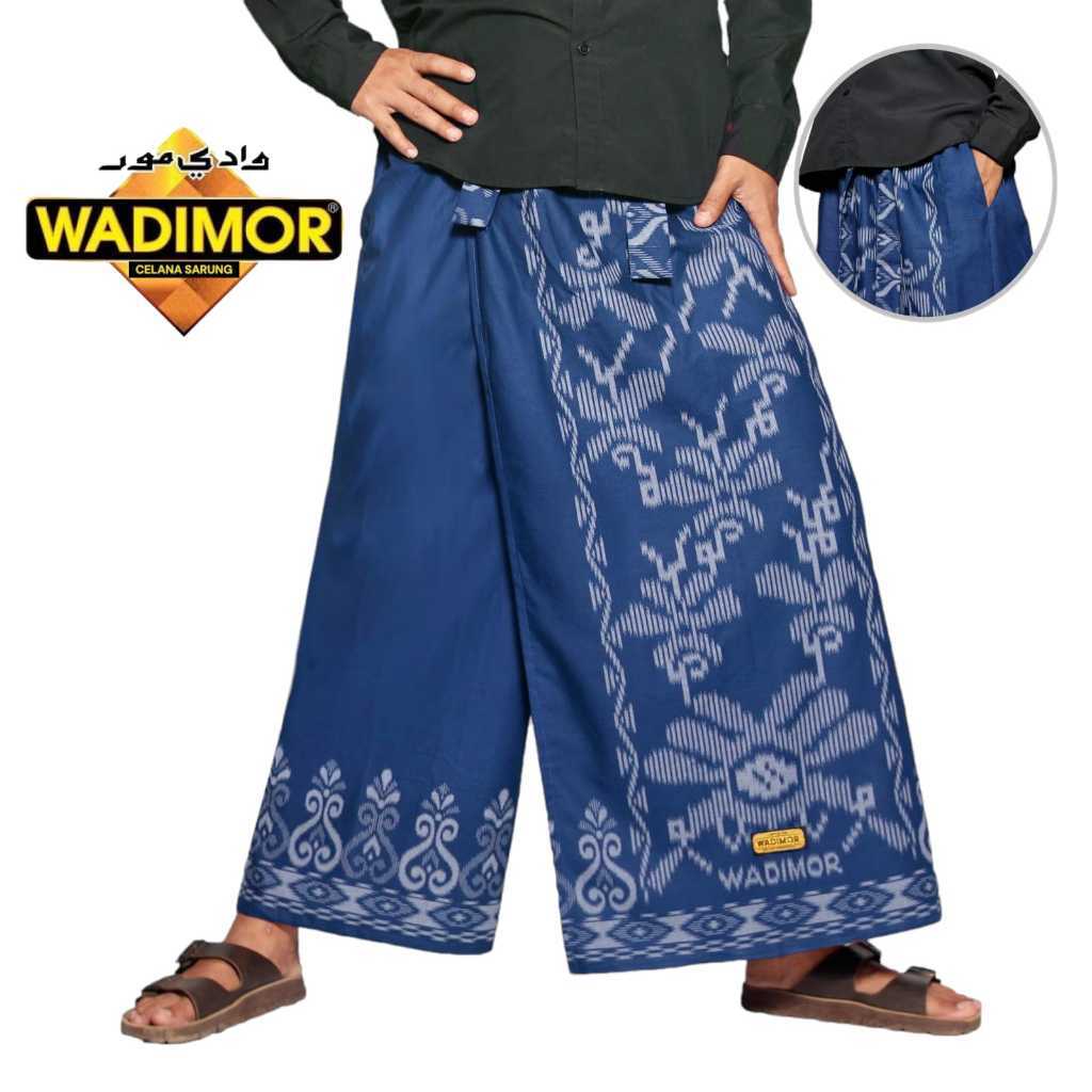 Sarung Celana Dewasa Celana Sarung Wadimor Motif Batik  Biru Bali Celana Sarung Dewasa COD